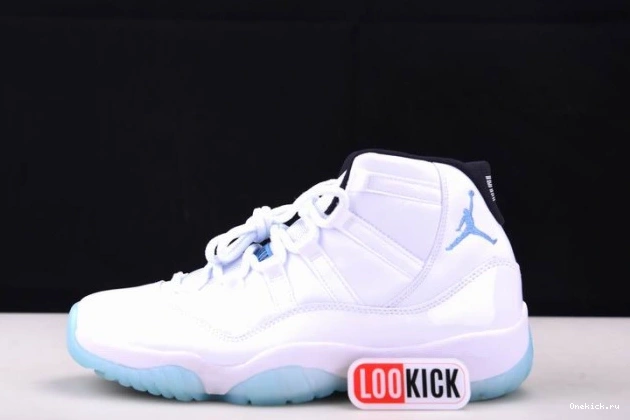 One Kick Jordan Blue 378037-117 11 Air (2014) Legend Retro 0731